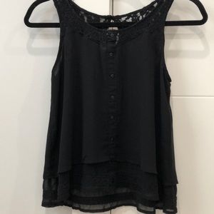 Black Sleeveless Top